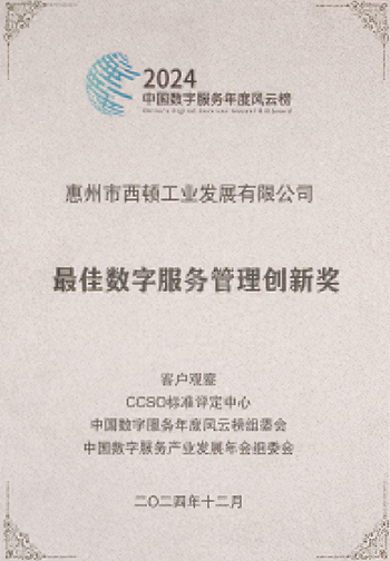 Best Digital Service Management Innovation Award